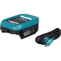 Makita USB-Ladegerät DC18SJ mit Kabel Power Delivery Li–Ion 14,4V–18V LXT DC18SJ