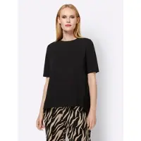 HEINE Shirt in schwarz | Gr.: 50