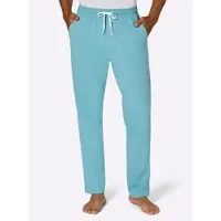 Witt Schlafanzug "Hose lang Hose lang", Herren, Gr. 52/54, blau (ozean), Homewear-Sets Schlafanzug