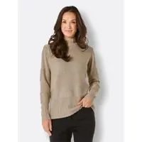 CREATION L PREMIUM creation L Merino-Kaschmir-Pullover in beige | Gr.: 48