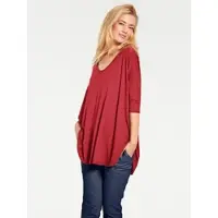 HEINE Oversized Shirt in rot | Gr.: 48/50
