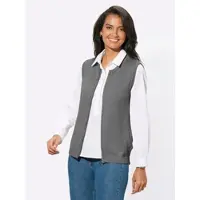 Casual Looks WITT WEIDEN Strickweste in grau-meliert | Gr.: 50