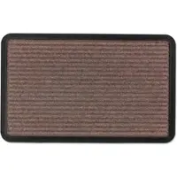 Astra Fußmatte für Innen & Außen BORDER STAR 1 in Braun | Gr.: 25 x 55 cm