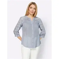 HEINE Bluse in hellblau | Gr.: 38