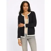 HEINE Strickjacke in schwarz | Gr.: 36