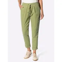 Inspirationen Cordhose , Damen, Gr. 54, Normalgrößen, schilf, 98% Baumwolle, 2% Elasthan, unifarben, Hosen Cordhose