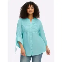 Sheego by Joe Browns 3/4-Arm-Bluse in mint | Gr.: 56