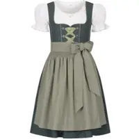 Nübler Kinderdirndl Petra in Grün | Gr.: 140