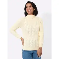 Casual Looks WITT WEIDEN Langarm-Pullover in champagner | Gr.: 50
