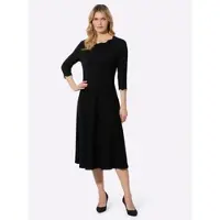 Sieh an! Strickkleid in schwarz | Gr.: 42