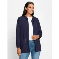 HEINE Shirtjacke in marine | Gr.: 36