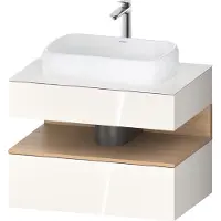 Duravit Waschtischunterschrank Qatego 80x55x60cm, E na/we g, Pl, 1 Schubkast.