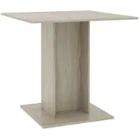 vidaXL Esstisch Sonoma-Eiche 80x80x75 cm Holzwerkstoff
