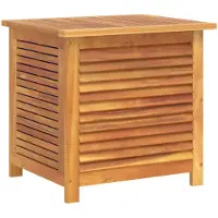 vidaXL Gartenbox mit Lüftungsschlitzen 60x50x56 cm Massivholz Akazie
