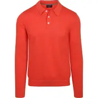 New zealand auckland (NZA) Longsleeve Strick Polo Rot