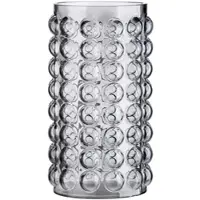 Gilde Vase "Smoky" in Grau - (H)26 x Ø 16 cm | Gr.: onesize