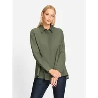 HEINE Longbluse in khaki | Gr.: 36