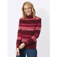 Sieh an! Pullover in kirsche-flamingo-gemustert | Gr.: 52