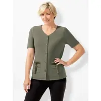 Witt Weiden Shirtjacke in khaki | Gr.: 54
