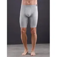 Witt Lange Unterhose "Hose knielang Hose knielang 3 Stück", Herren, Gr. 5, 3 Stk., grau (grau, meliert), Unterhosen Lange Unterhose