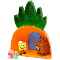 Monster Flex Spongebob Ananas-haus Und Zwei Figuren