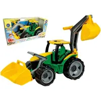Lena GIGA TRUCKS Traktor/Lader+Bagger, Traktor, 3 Jahr(e), Kunststoff, Schwarz, Grün, Gelb