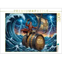 CALVENDO Puzzle Sturmfahrt auf dem Weinfass | 2000 Teile Lege-Größe 90 × 67 cm Foto-Puzzle für glückliche Stunden