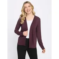 Sieh an! Shirtjacke in burgund | Gr.: 50