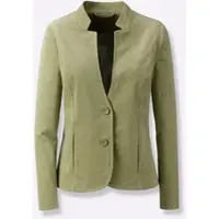 Witt Blusenblazer "Cord-Blazer Cordblazer", Damen, Gr. 54, grün (schilf), Cord, , Modisch, Blazer Blusenblazer