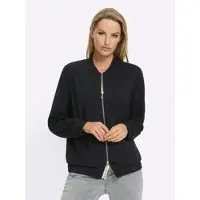 HEINE Jersey-Jacke in schwarz | Gr.: 40