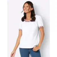 Sieh an! Bluse in weiß | Gr.: 46