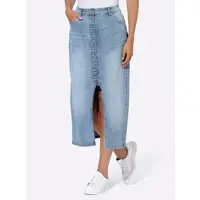 HEINE Jeans-Rock in blue-bleached | Gr.: 46