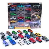 Lena 20-teiliges Set Offroad-Spielzeugautos aus Metall –