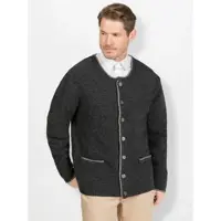 Witt Weiden Strickjacke in graphit-meliert | Gr.: 56/58
