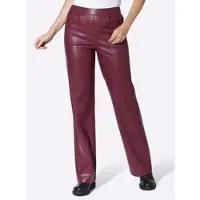 HEINE Lederimitat-Hose in bordeaux | Gr.: 42