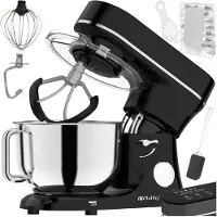 Ruhhy 25726 Küchenmaschine 6,2 l, 2000 W, mit Heizfunktion, schwarz