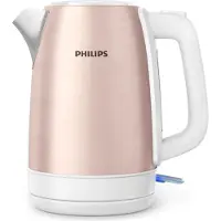Philips Daily Collection HD9350/96, 1,7 l, 2020 W, Roségold, Weiß, Metall, Wasserstandsanzeige, Drahtlos