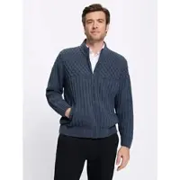 Marco Donati WITT WEIDEN Strickjacke in jeansblau-meliert | Gr.: 56/58