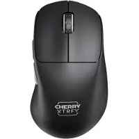 Cherry M64 Pro Wireless, rechts, RF Wireless, 26000 DPI, Schwarz, Silber