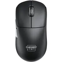 Cherry M68 Pro Wireless, rechts, RF Wireless, 26000 DPI, Schwarz, Silber