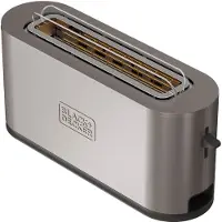 Black & Decker BXTO1002E, 2 Scheibe(n), Edelstahl, Edelstahl, Tasten, Niveau, Drehregler, 1000 W