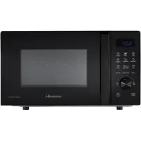 Hisense Mikrowelle, 20 l, 700 W, Buttons, Schwarz, Arbeitsplatte, Solo-Mikrowelle, 20 l, 700 W, Eingebautes Display, LED