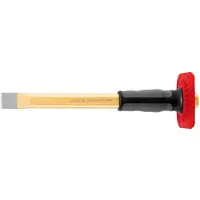 Rennsteig Flachmeißel mit Handschutz 25 x 250 mm, lackiert - 311 250 1