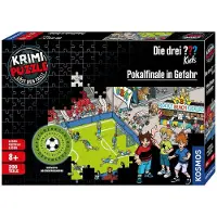 Sonstige Verlage Puzzle "Krimipuzzle Die drei ??? Kids Pokalfinale in Gefahr", bunt, Puzzles, KinderB:54cm H:38cm, Pappe, Puzzle, Made in Germany, B:54cm H:38cm