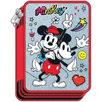 Disney Minnie Minkey gefülltes 2-stufiges Federmäppchen