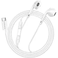 Avizar Mayaxess, USB-C Kabelkopfhörer mit Mikrofon für Galaxy S26 Ultra, Weiß