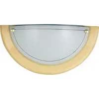 Rabalux 5401 Wandleuchte Ufo, E27-Holz, rund, Standard, ø300mm