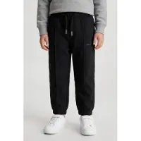 Calvin Klein Boys Relaxed Pintuck Sweatpant Black Größe: 14 | Hosen Outlet | Unisex | Schwarz