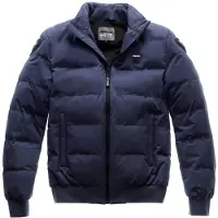 Blauer College Jacke Blau L Mann Blau L
