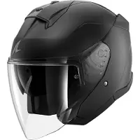 Shark Skwal Jet Blank Jethelm M Unisex Futter schwarz, M